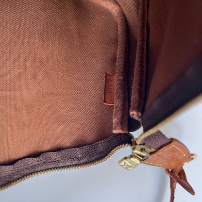LV Vintage Monogram Pochette With Crossbody Strap