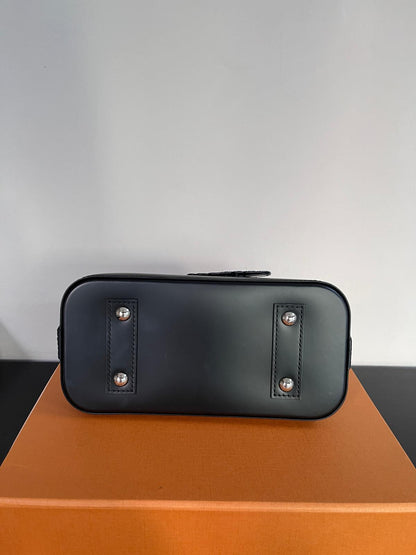 Louis Vuitton x Yayoi Kusama Alma BB Black Epi Crossbody Bag