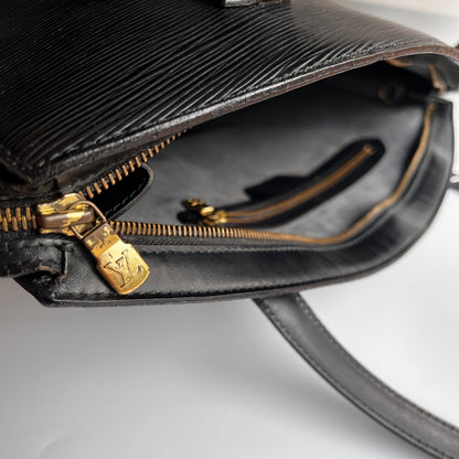 Louis Vuitton	Vintage Black Epi Saint Jacques GM Shoulder Bag