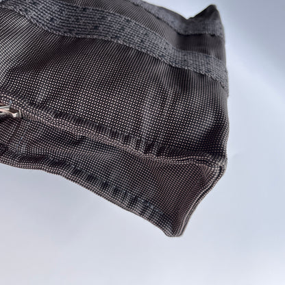 Hermes Herline PM Gray Canvas Tote Bag