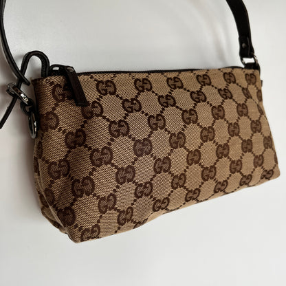 Gucci Vintage GG Canvas Small Pochette