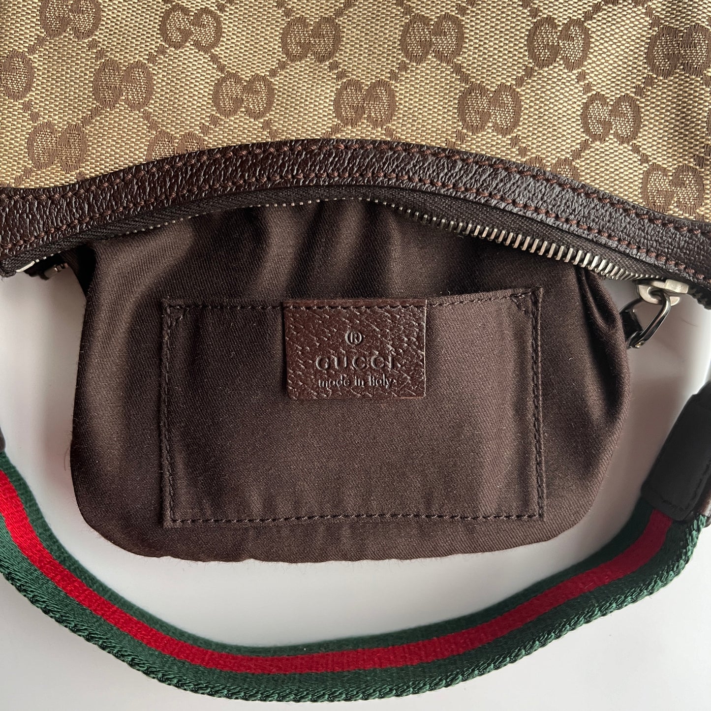 Gucci Vintage GG Canvas Pochette
