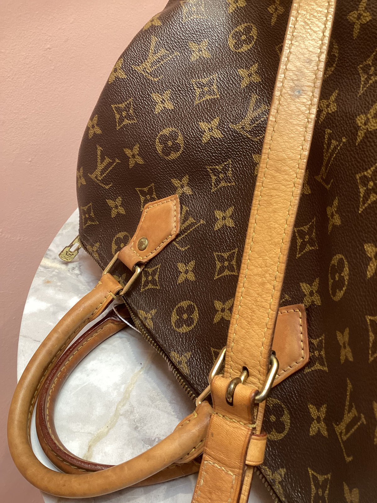 Louis Vuitton Speedy Bandouliere 30 Monogram Crossbody Bag