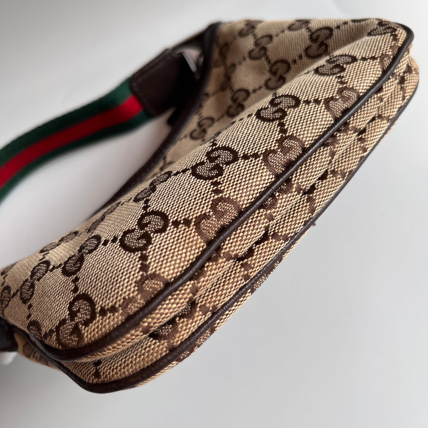Gucci Vintage GG Canvas Pochette