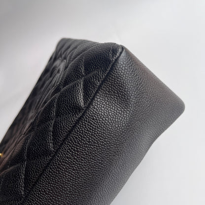 Chanel Vintage Black Caviar PST Tote Bag