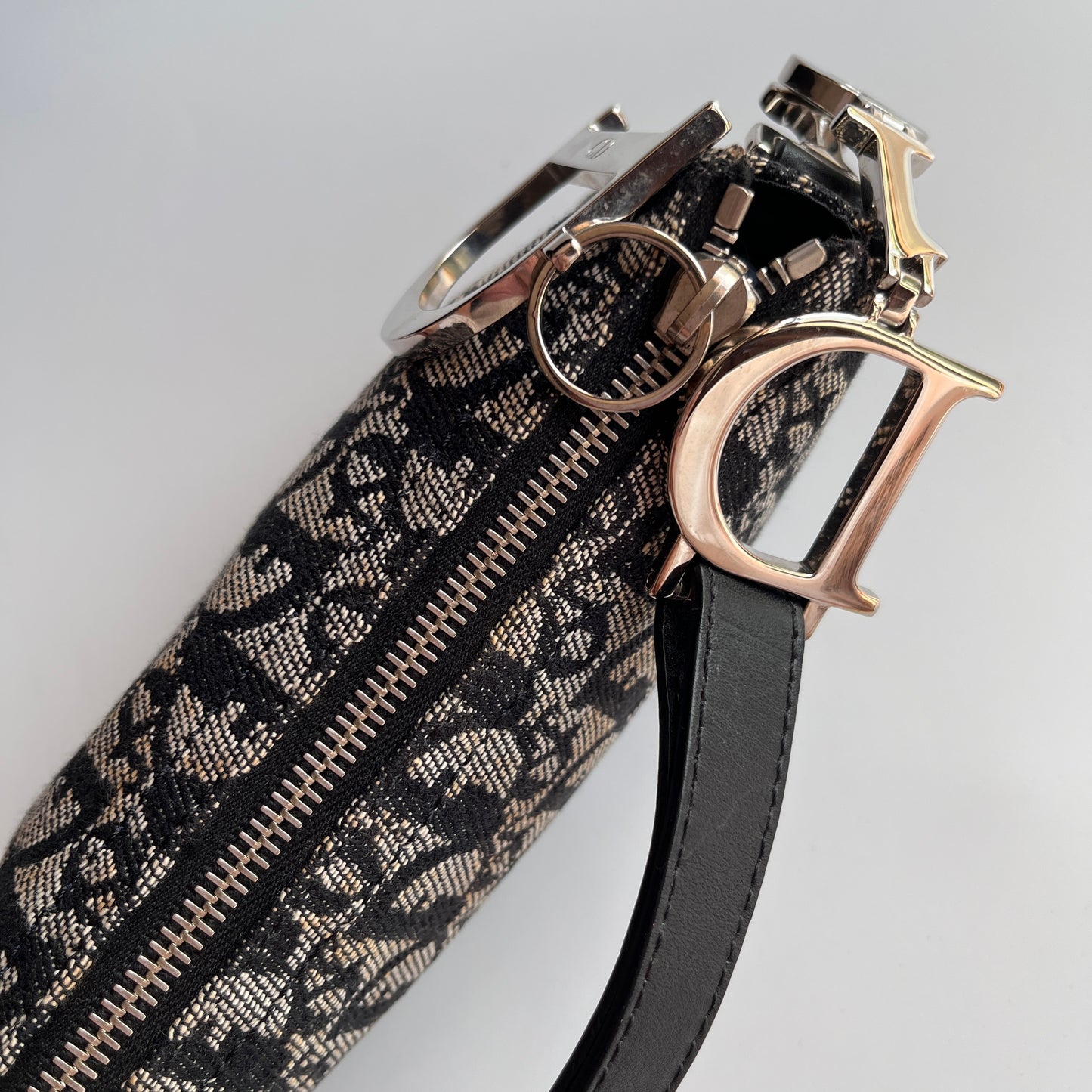 Christian Dior Vintage Oblique One Shoulder Pouch