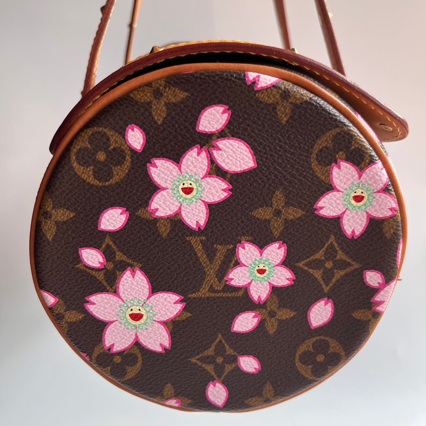 Louis Vuitton x Takashi Murakami Papillon Cherry Blossoms Top Handle Bag NO KEY