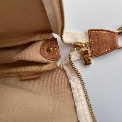 Louis Vuitton Eva PM Damier Azur Clutch/ Crossbody Bag