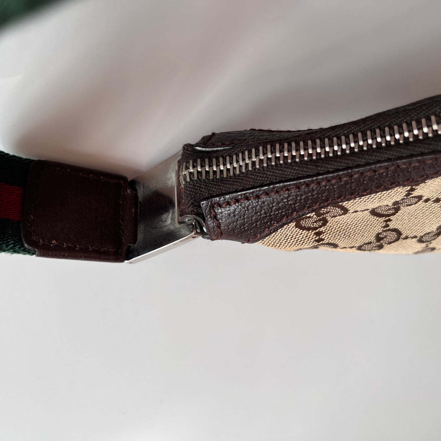 Gucci Vintage GG Canvas Pochette