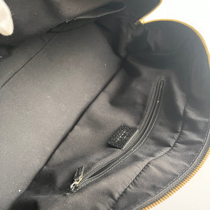 Gucci Princy Black Canvas Sherry Line Shoulder Bag
