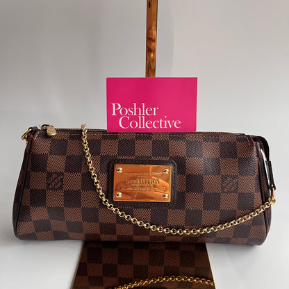 Louis Vuitton Damier Ebène Eva PM Clutch/ Pochette