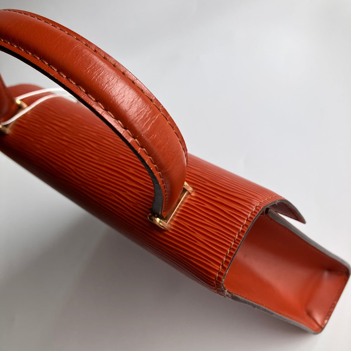 Louis Vuitton Vintage Malesherbes Brown Epi Top Handle Bag