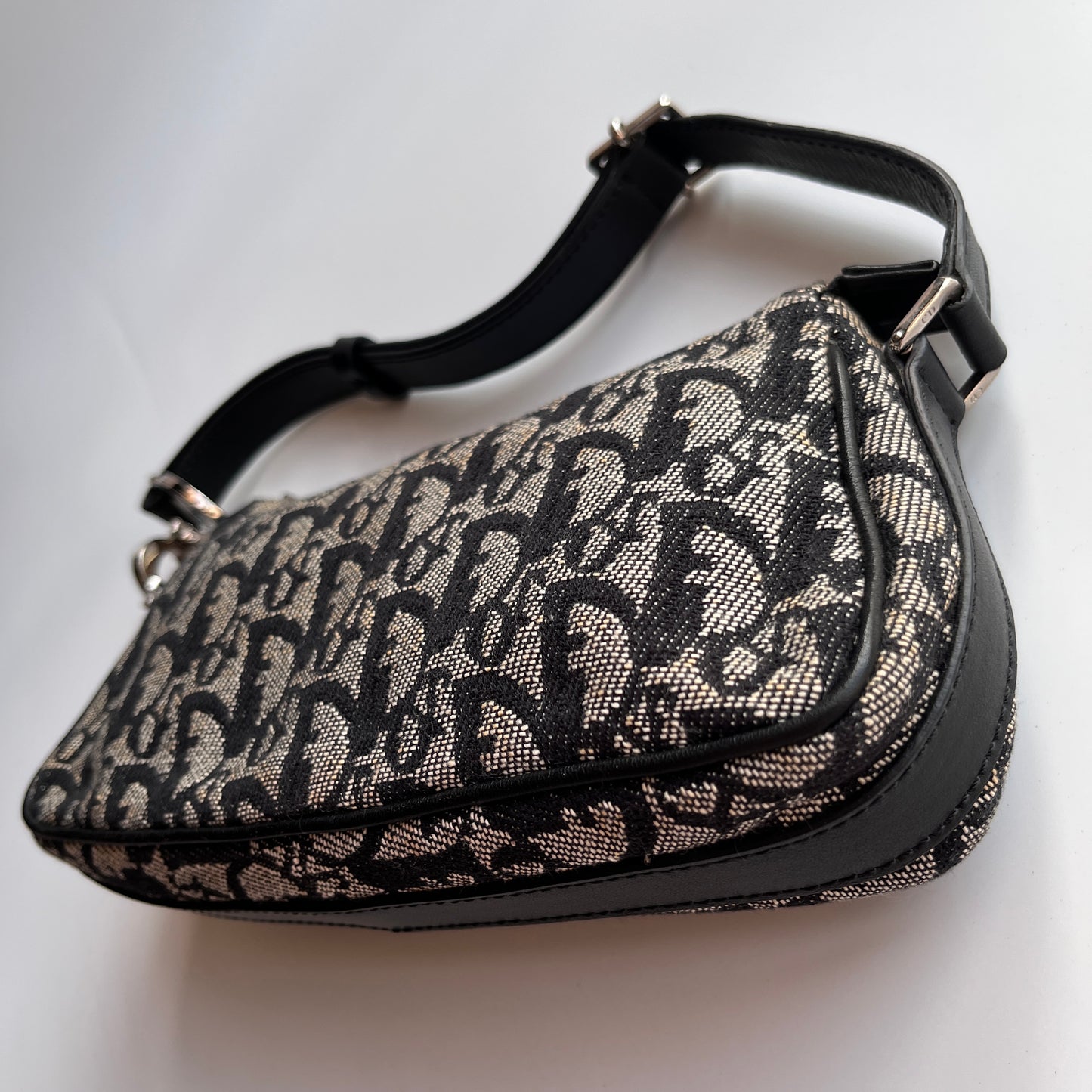 Christian Dior Vintage Oblique One Shoulder Pouch