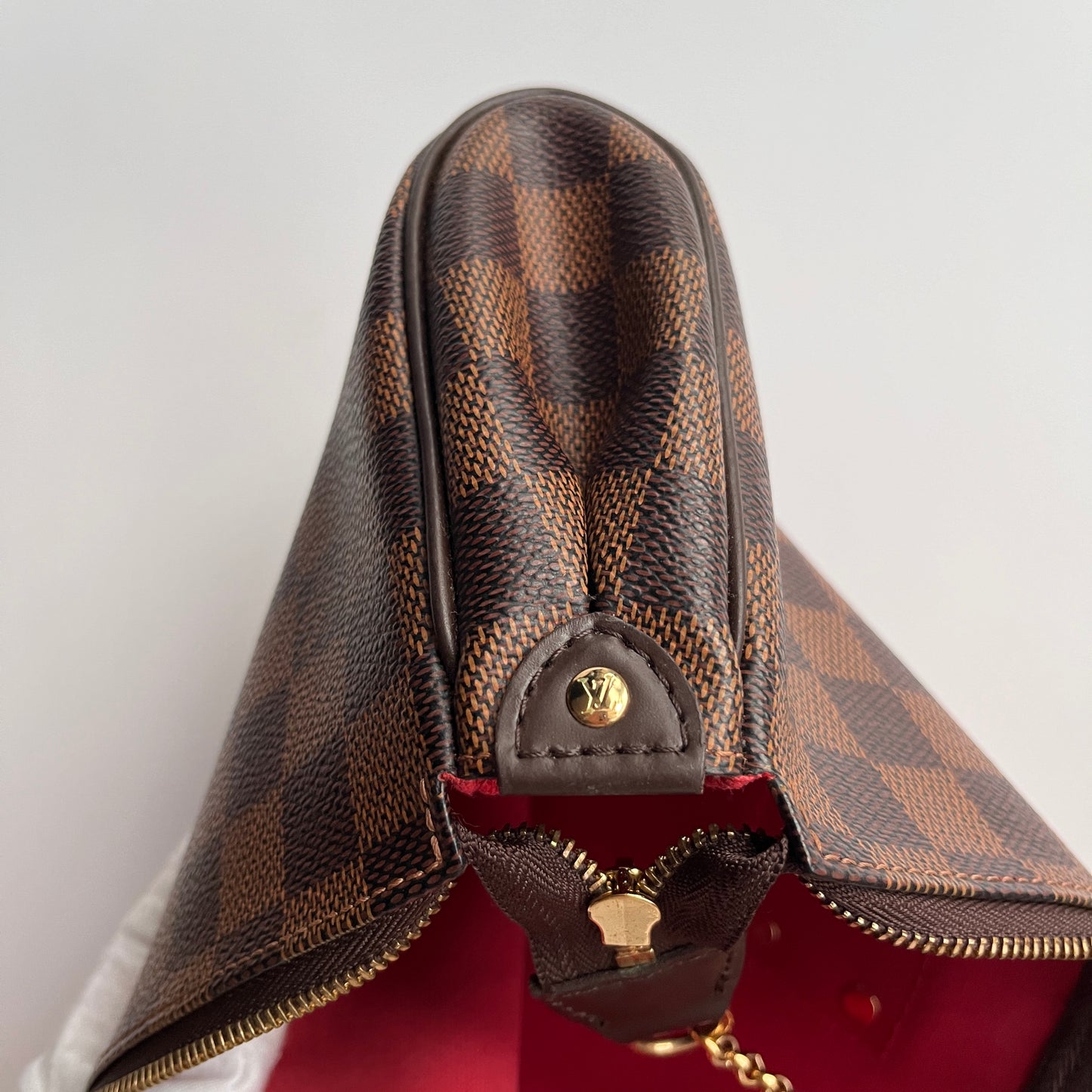Louis Vuitton Damier Ebène Eva PM Clutch/ Pochette