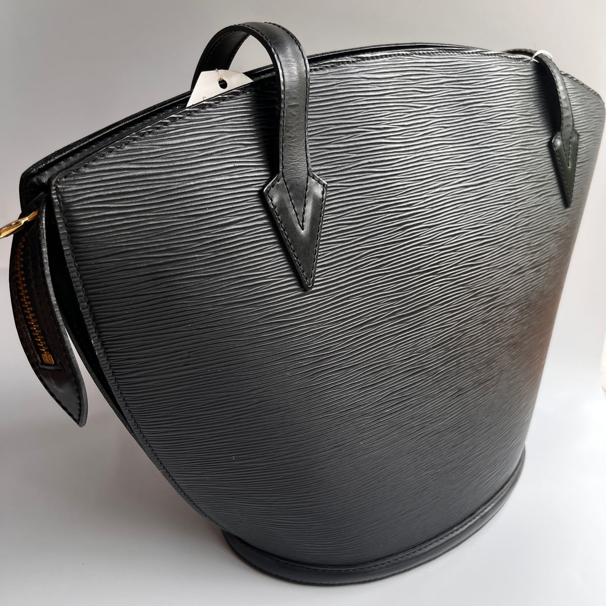 Louis Vuitton	Vintage Black Epi Saint Jacques GM Shoulder Bag