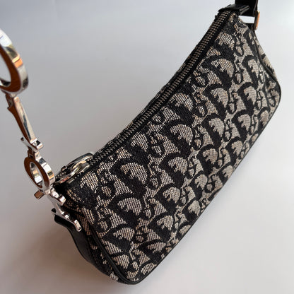 Christian Dior Vintage Oblique One Shoulder Pouch
