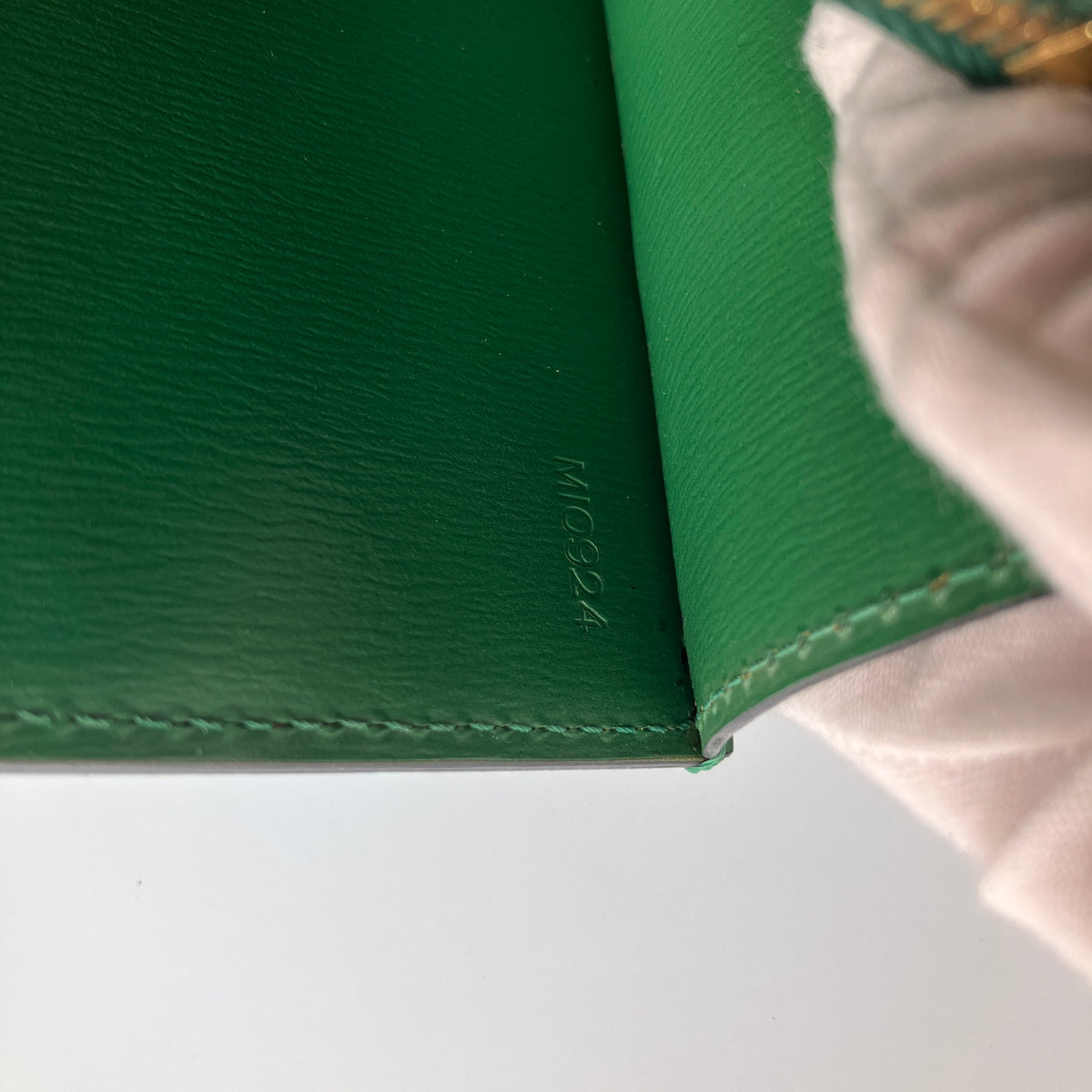 Louis Vuitton Vintage Malesherbes Green Epi Top Handle Bag