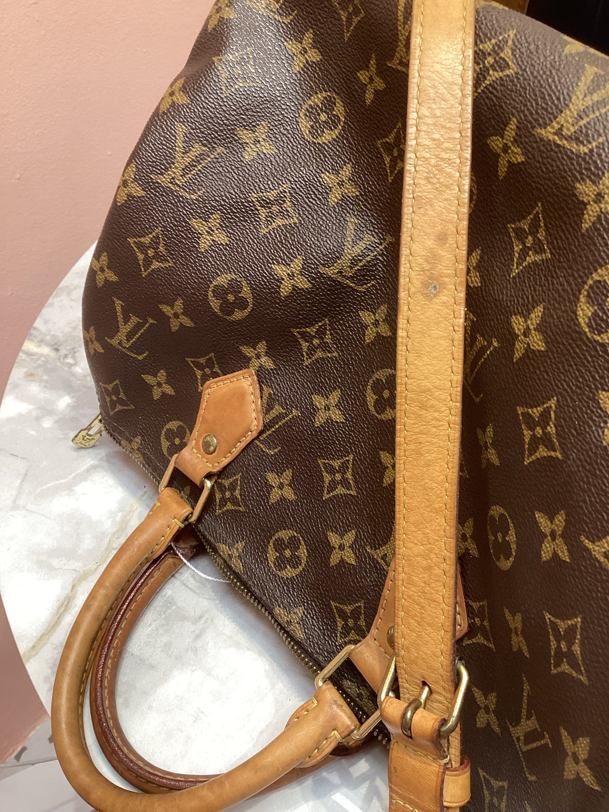 Louis Vuitton Speedy Bandouliere 30 Monogram Crossbody Bag