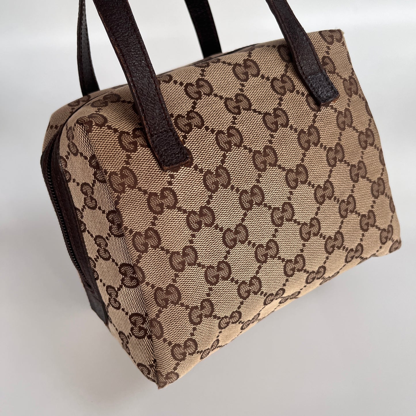 Gucci Vintage Tofu Top Handle Bag