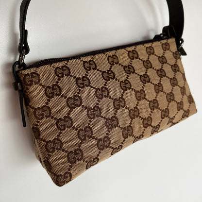 Gucci Vintage GG Canvas Small Pochette