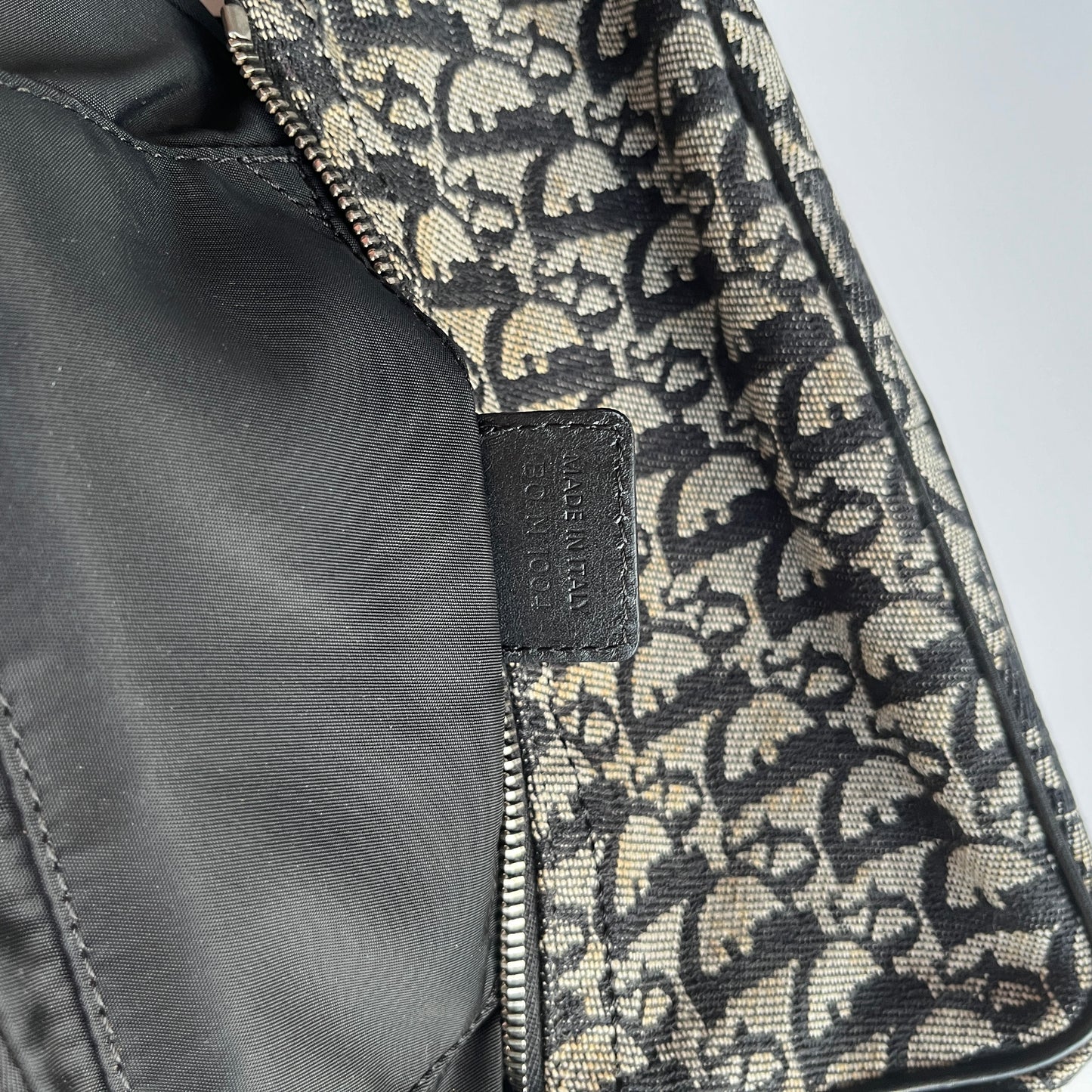 Christian Dior Vintage Oblique One Shoulder Pouch