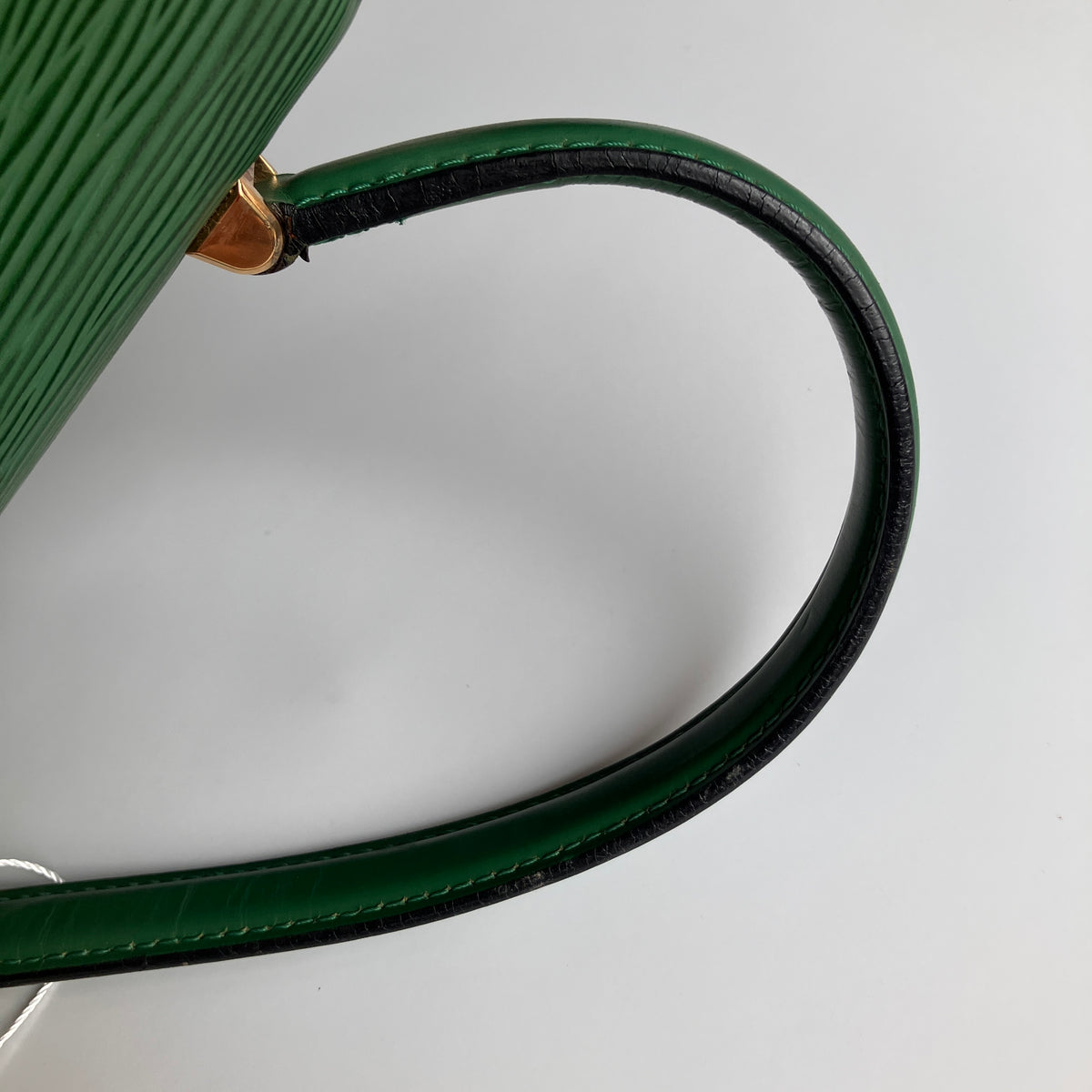 Louis Vuitton Vintage Malesherbes Green Epi Top Handle Bag