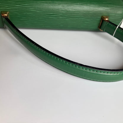 Louis Vuitton Vintage Malesherbes Green Epi Top Handle Bag