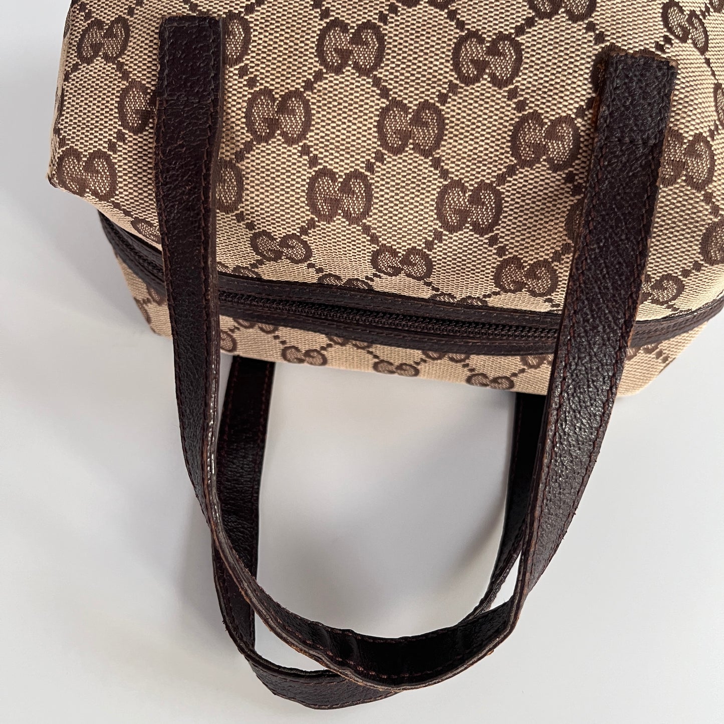 Gucci Vintage Tofu Top Handle Bag