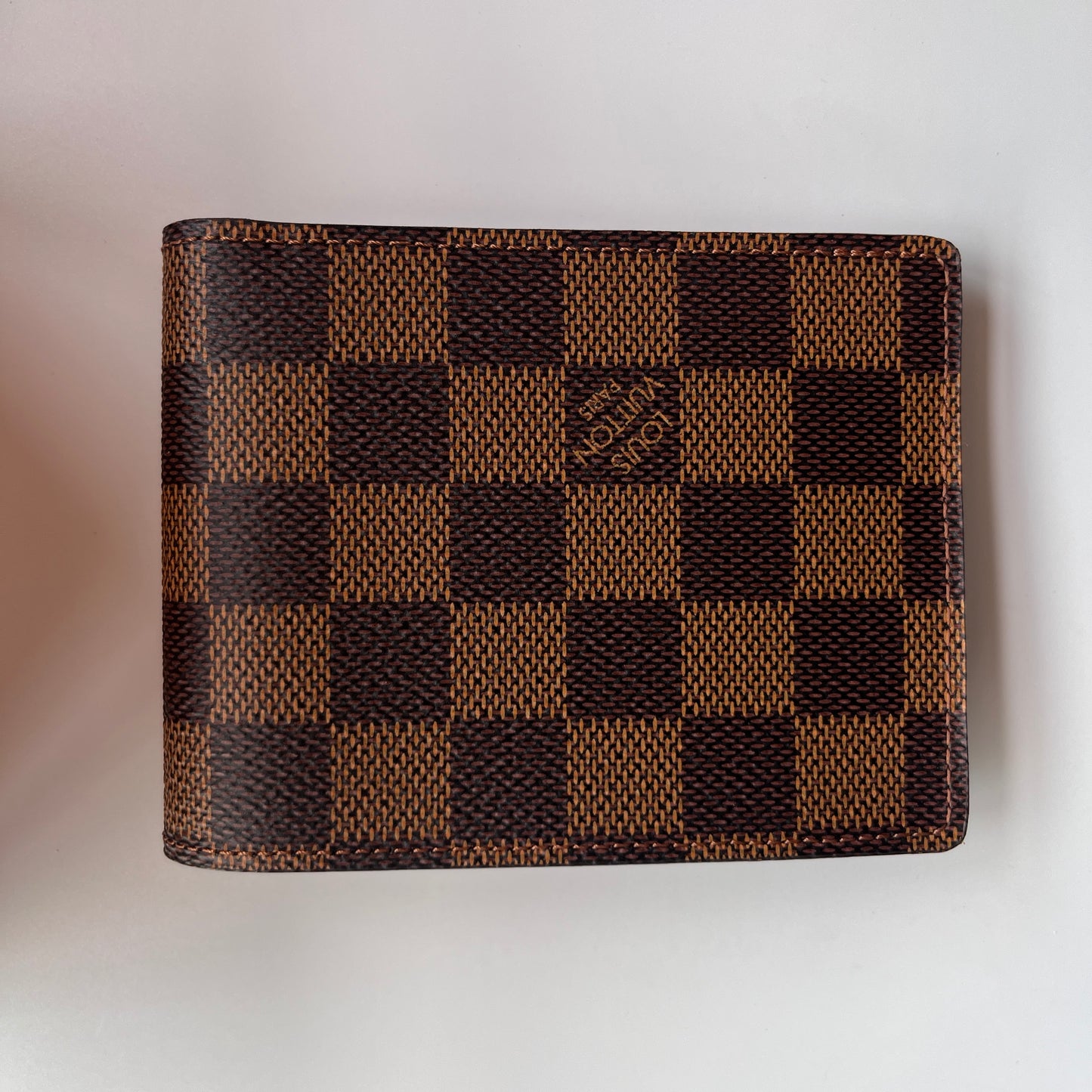 Louis Vuitton Damier Ebene Coated Canvas Multiple Bifold Wallet