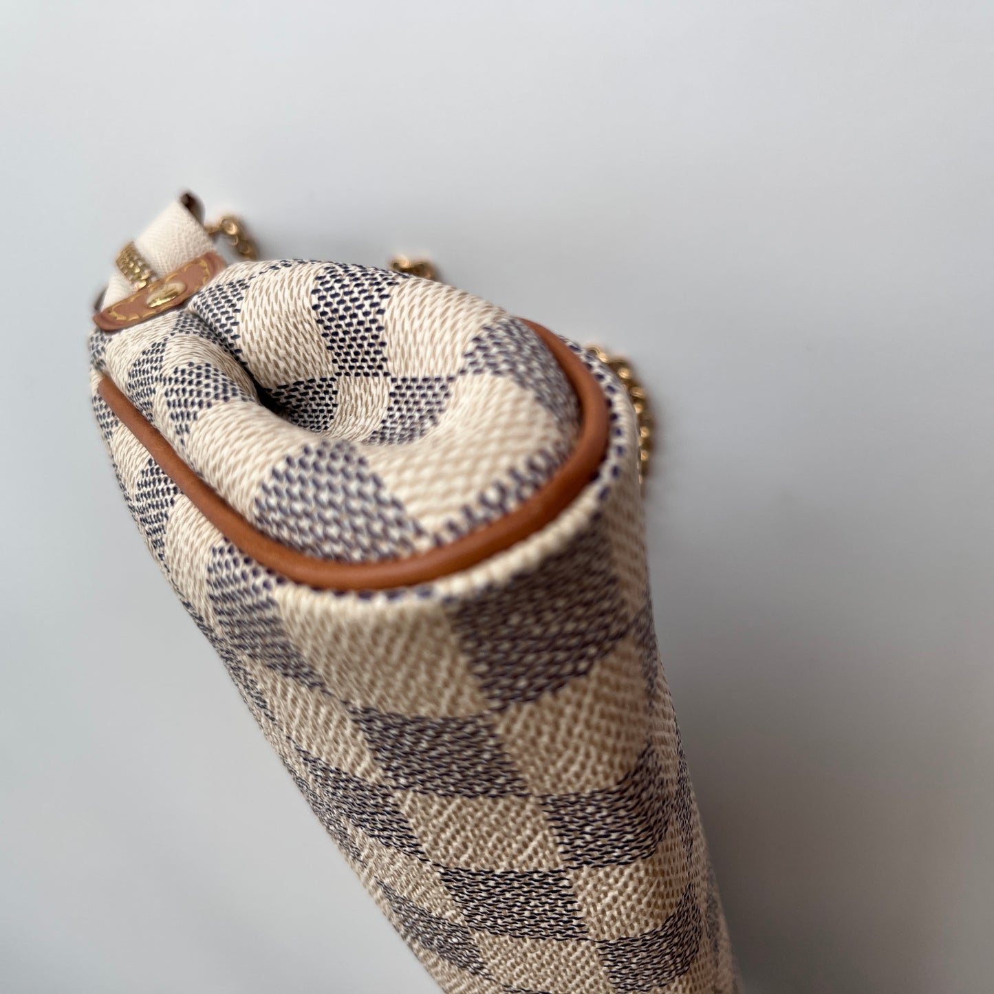 Louis Vuitton Eva PM Damier Azur Clutch/ Crossbody Bag