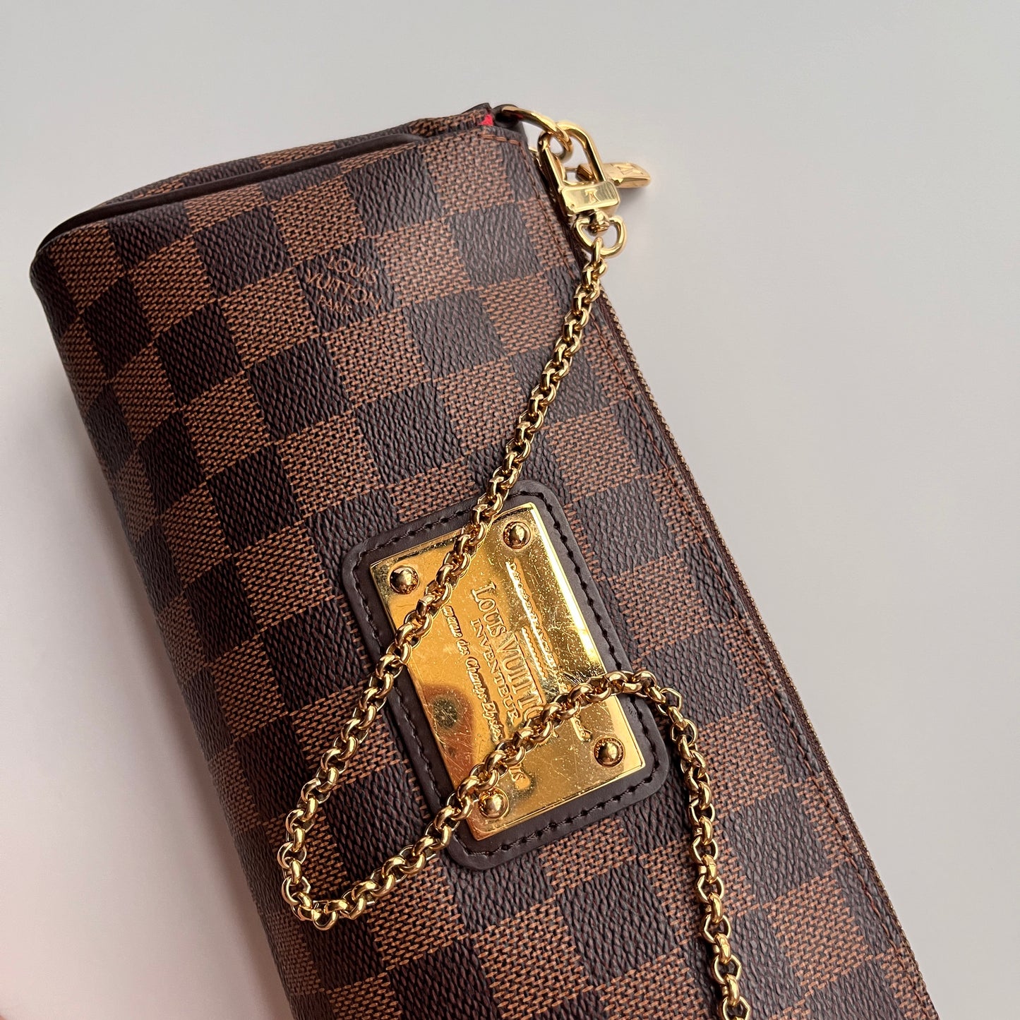 Louis Vuitton Damier Ebène Eva PM Clutch/ Pochette