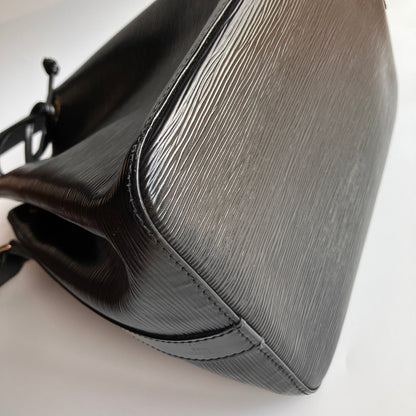 Louis Vuitton Vintage Petit Noé Black Epi Bucket Bag