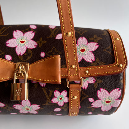 Louis Vuitton x Takashi Murakami Papillon Cherry Blossoms Top Handle Bag NO KEY