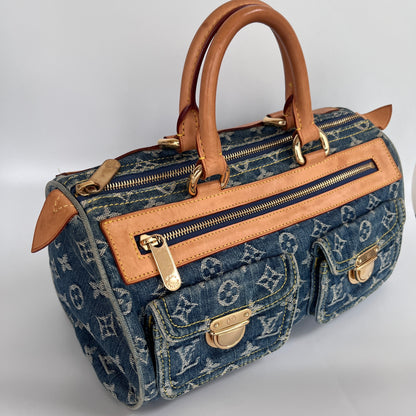 Louis Vuitton Denim Neo Speedy Top Handle Bag