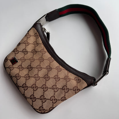 Gucci Vintage GG Canvas Pochette