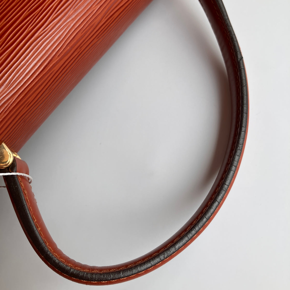 Louis Vuitton Vintage Malesherbes Brown Epi Top Handle Bag