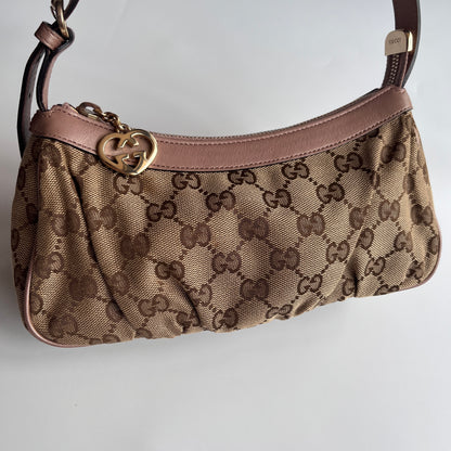 Gucci Lovely Charm GG Canvas Pochette