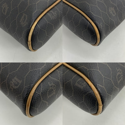 Christian Dior Vintage Honeycomb Coated Canvas Crossbody Bag