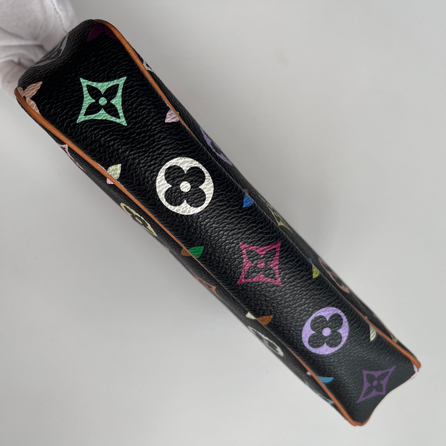 Louis Vuitton x Takashi Murakami Black Multicolor Pochette