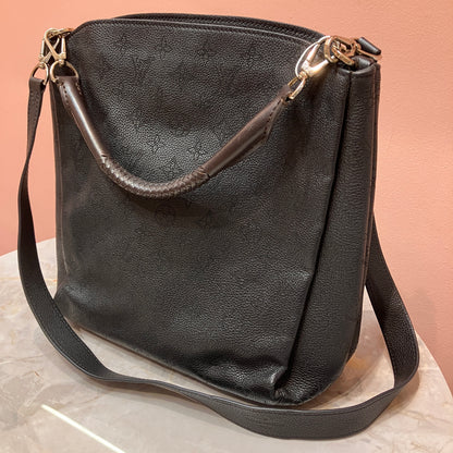 Louis Vuitton Mahina Babylone PM Black Tote 2Way Bag