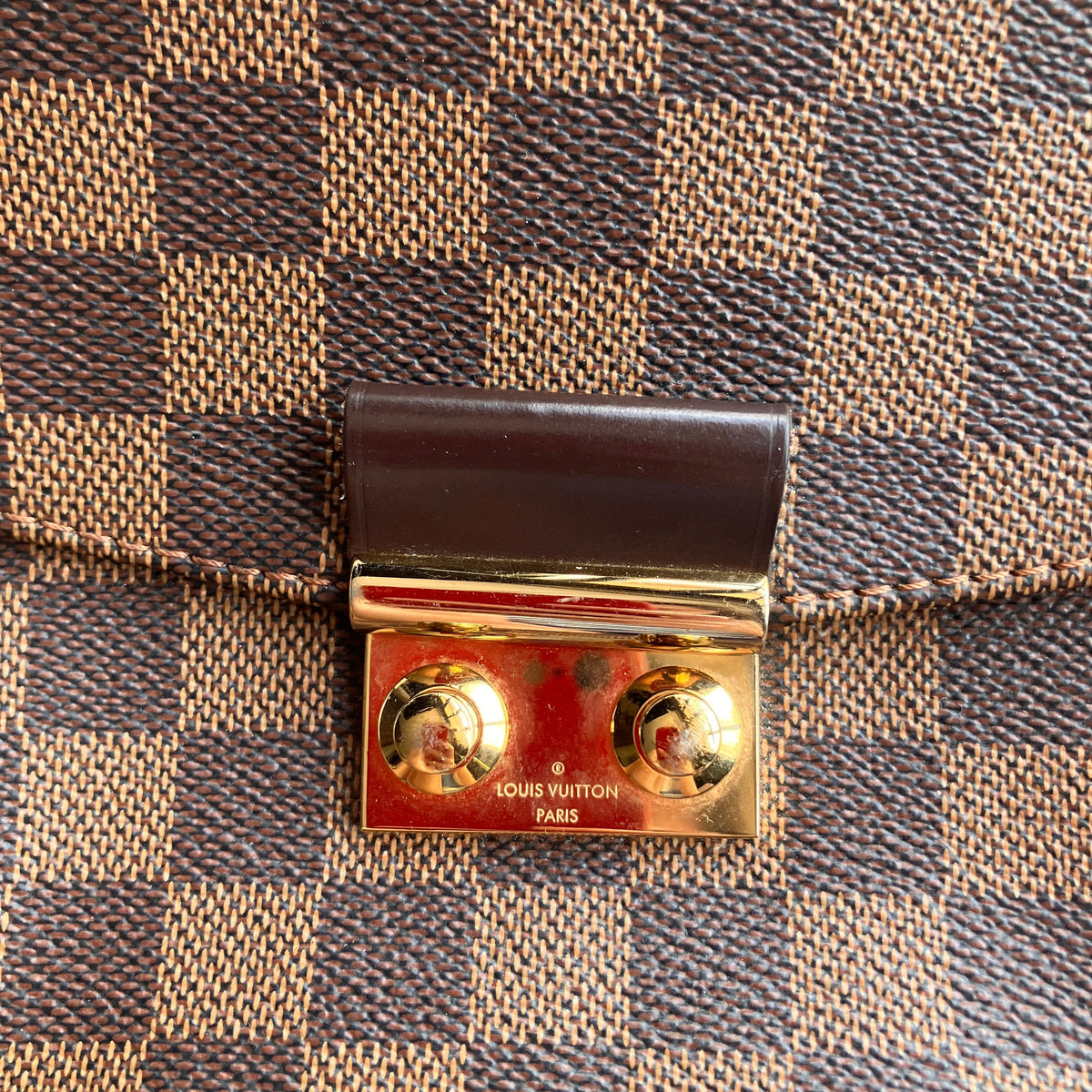 Louis Vuitton Croisette Damier Ebène Crossbody Bag