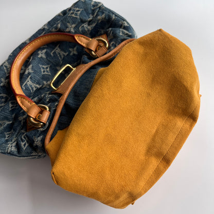 Louis Vuitton Pleaty Denim Top Handle Bag