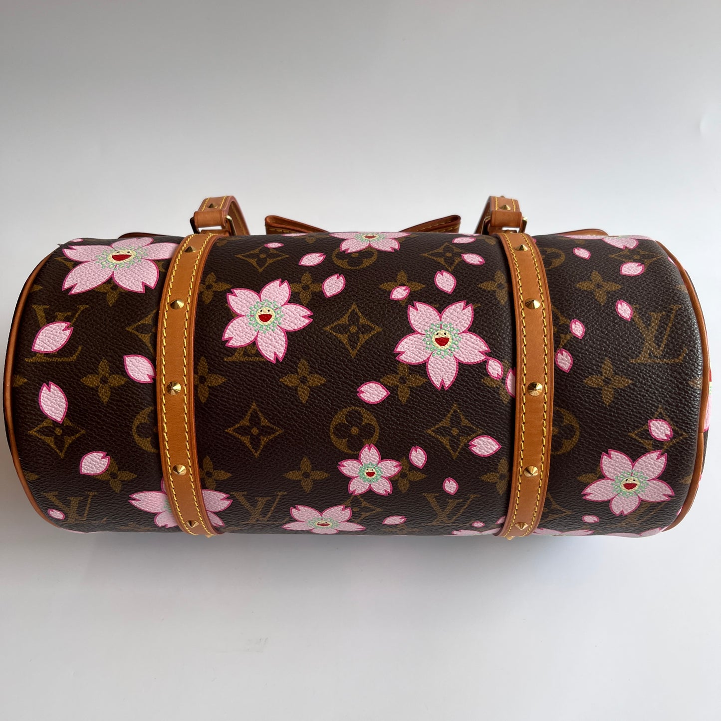 Louis Vuitton x Takashi Murakami Papillon Cherry Blossoms Top Handle Bag NO KEY