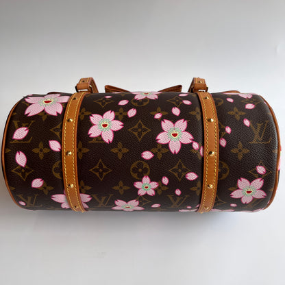 Louis Vuitton x Takashi Murakami Papillon Cherry Blossoms Top Handle Bag NO KEY