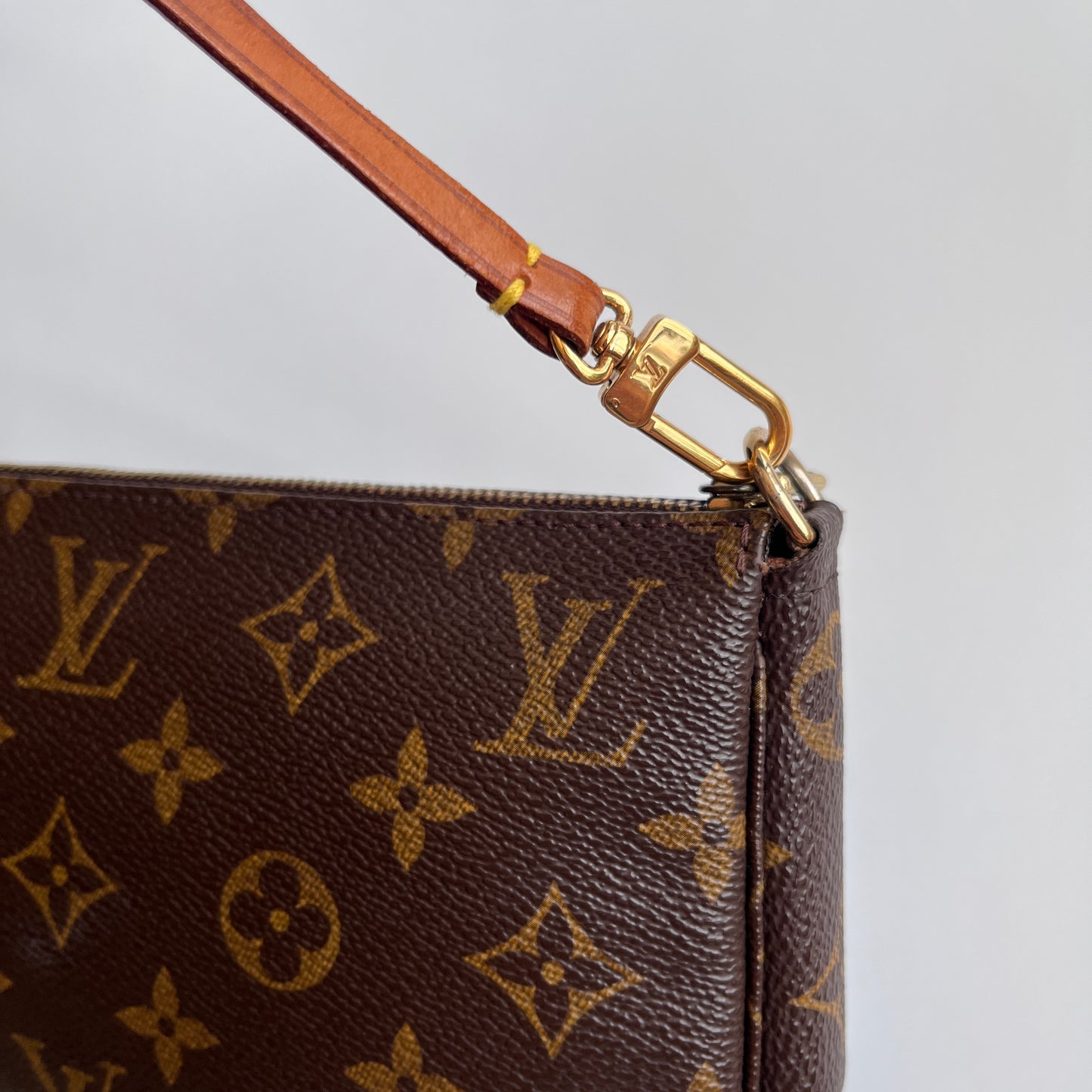 LV Vintage Monogram Pochette With Crossbody Strap