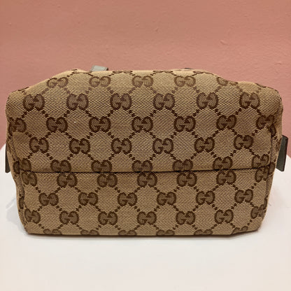 Gucci Vintage GG Canvas Tofu Top Handle Bag