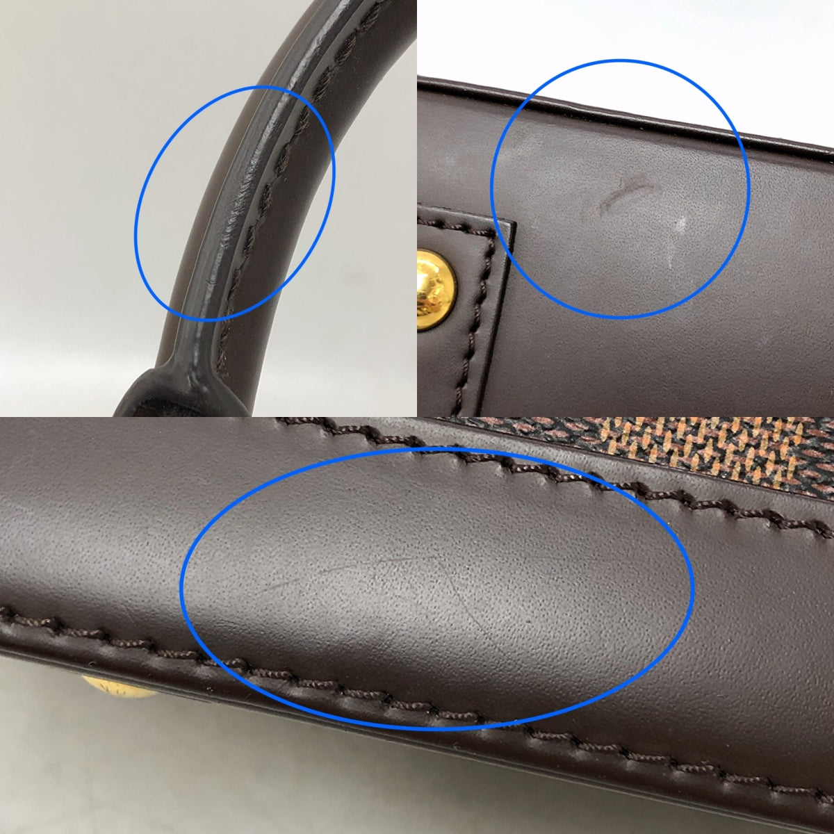 Louis Vuitton Alma BB Damier Ebène Crossbody Bag NO LOCK RFID