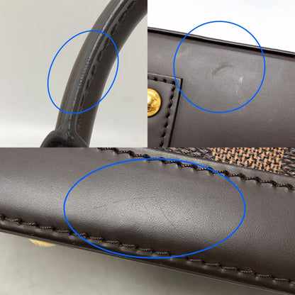 Louis Vuitton Alma BB Damier Ebène Crossbody Bag NO LOCK RFID