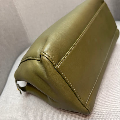Fendi Peekaboo Mini Olive Green Crossbody Bag