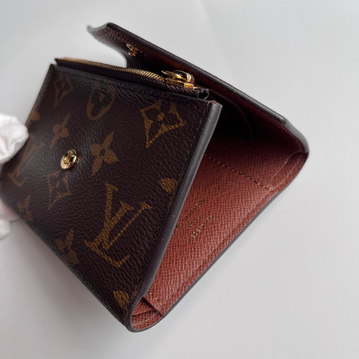 Louis Vuitton Victorine Monogram Coated Canvas Wallet RFID
